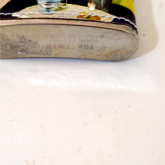 Anne Taintor Stainless Steel Hip Flask with the design "Why Am I Sober" - Picture 3 of 6
